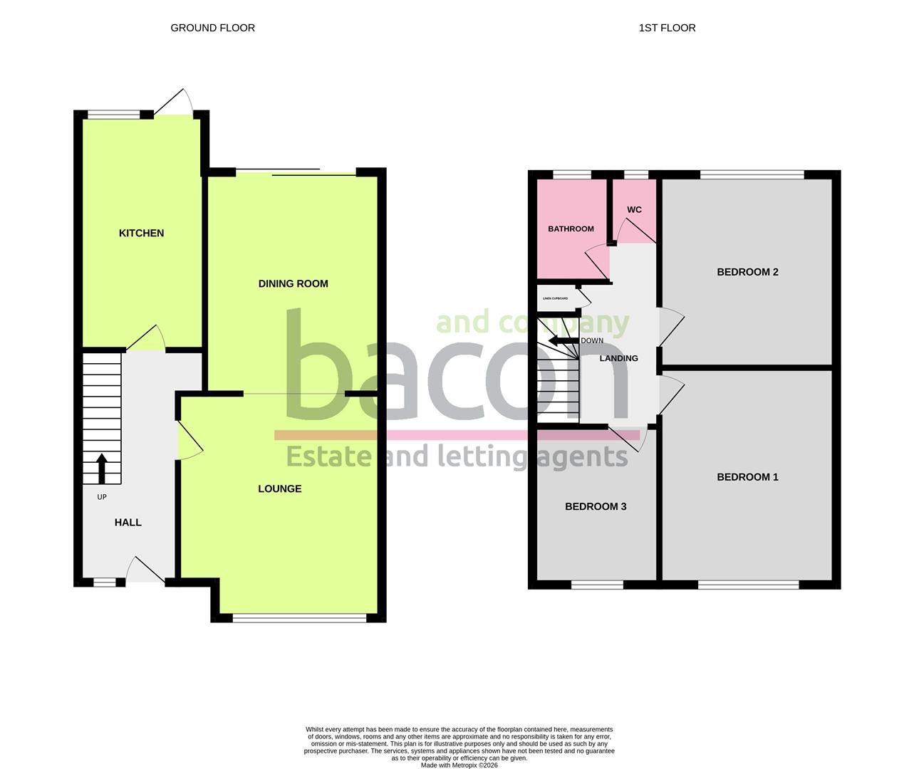 Floor Plan | House - Terraced | Marlowe Road, Broadwater, Worthing | For Sale
